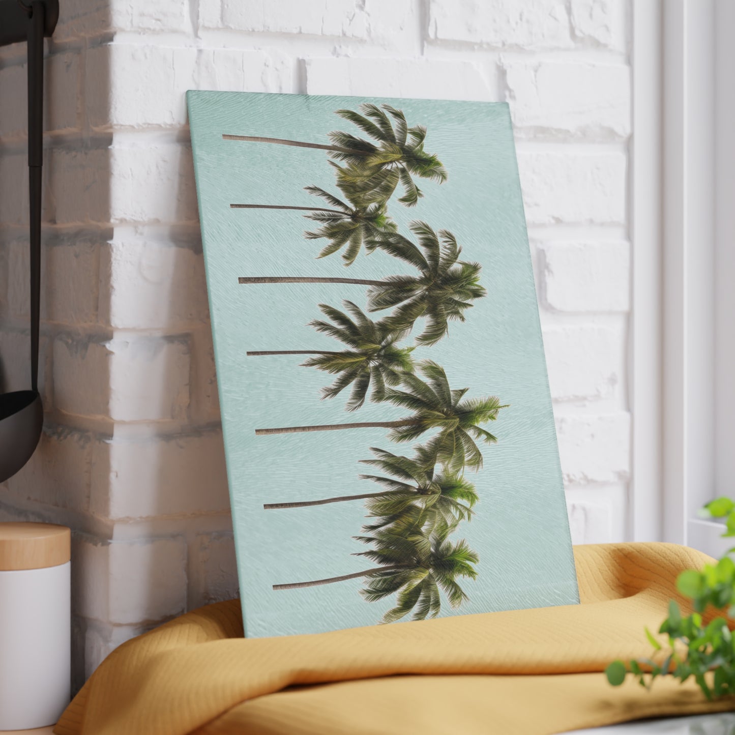The Palms Glass Cutting Board