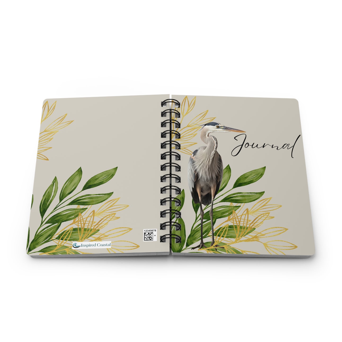 Heron Spiral Bound Journal