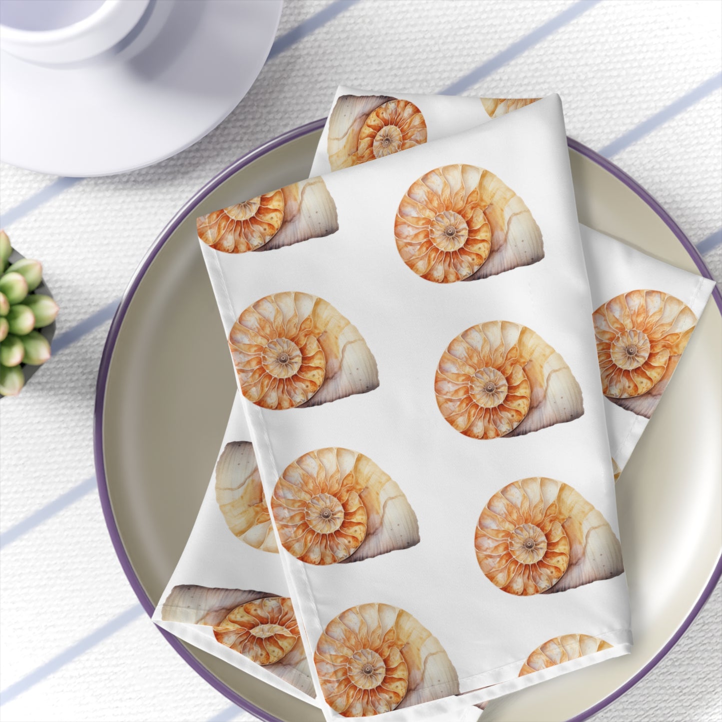 Nautilus Shell Napkin Set