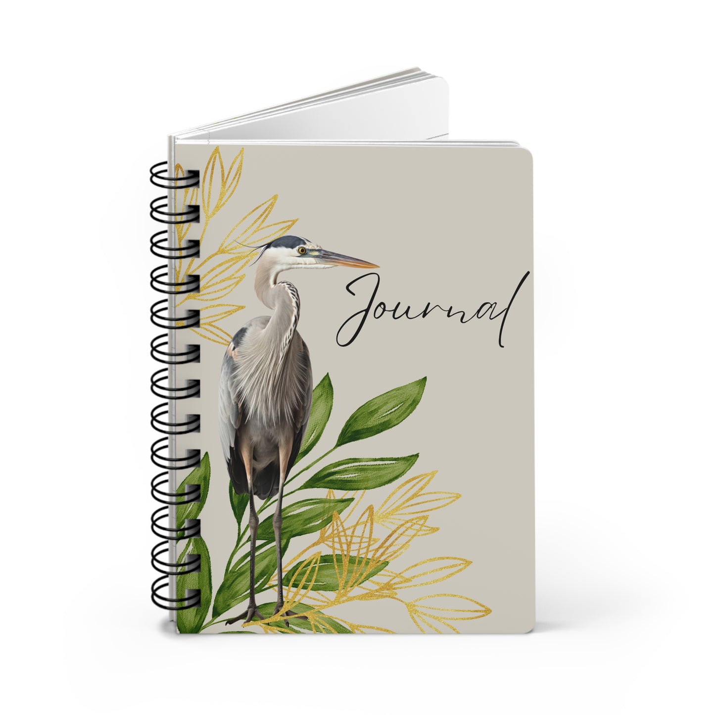 Heron Spiral Bound Journal