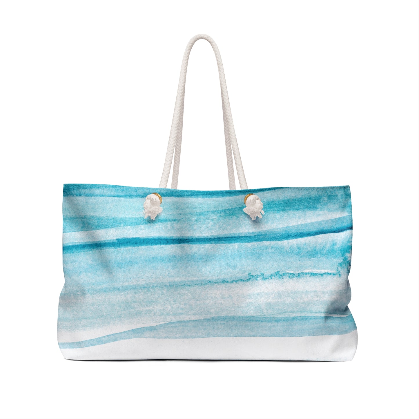 Ombre Watercolor Ocean Weekender Bag