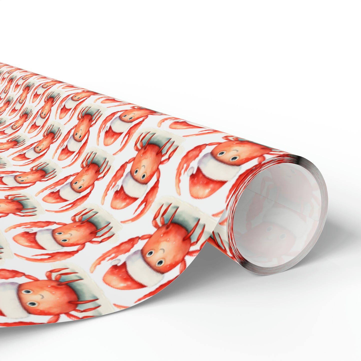 Santa Crab Christmas Wrapping Paper - Holiday