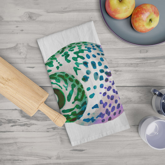 Colorful Shell Tea Towel