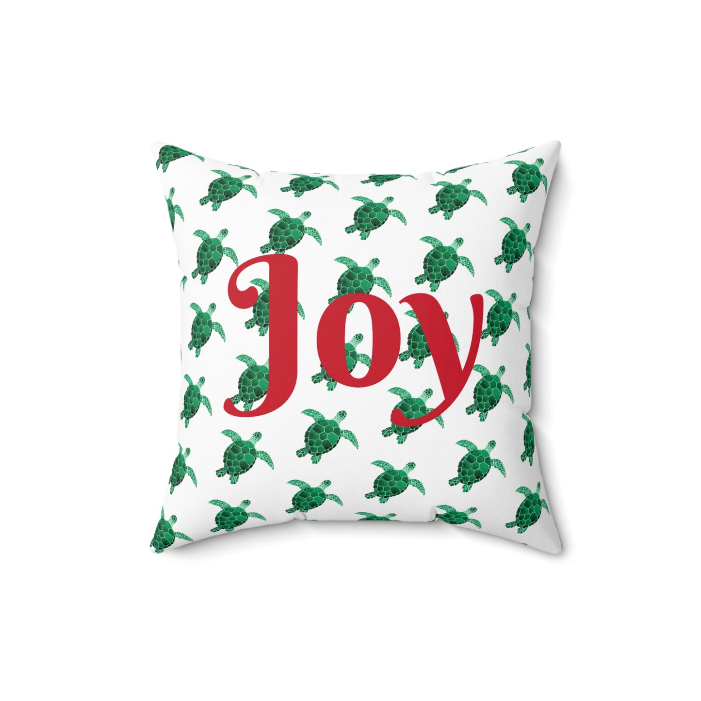 Turtle Joy Holiday Throw Pillow