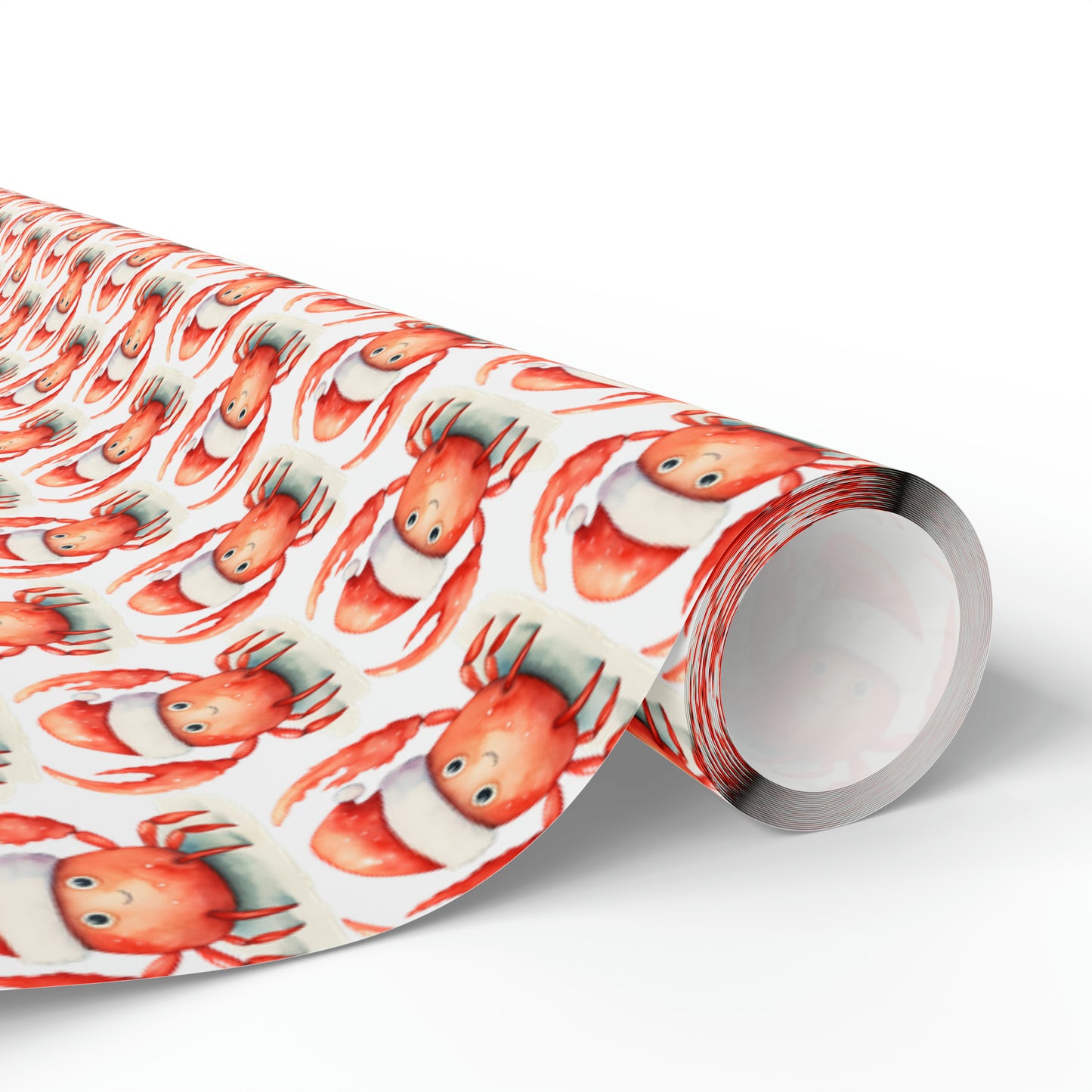 Santa Crab Christmas Wrapping Paper - Holiday