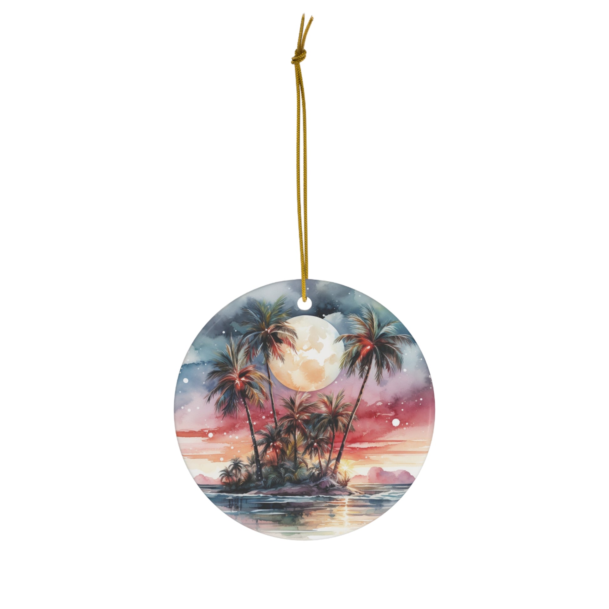 Christmas Island Ceramic Ornament