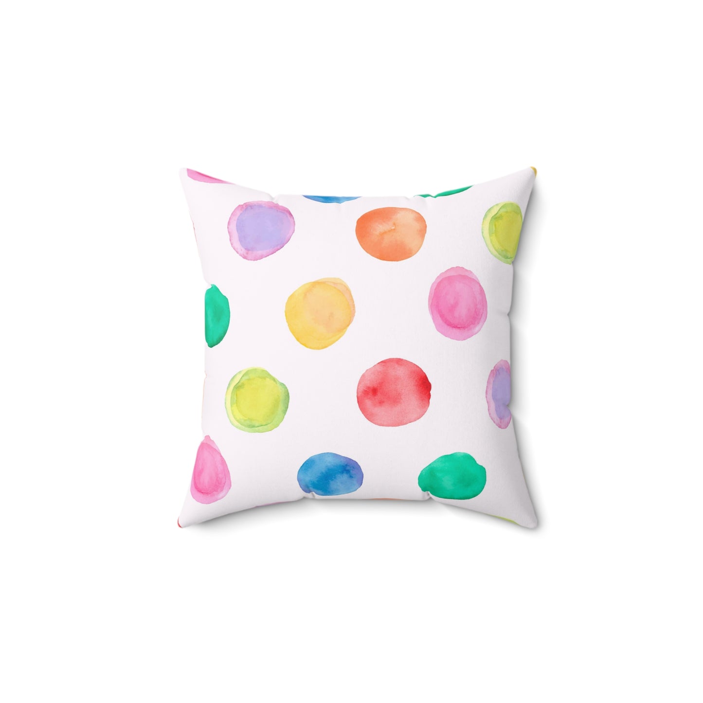 Merry Watercolor Holiday Throw Pillow