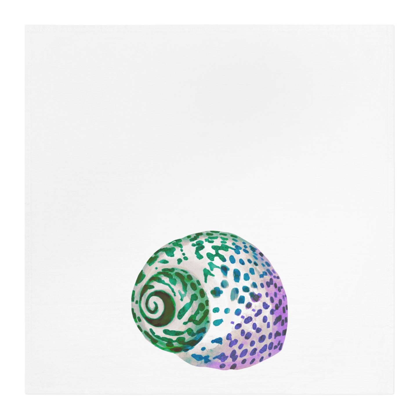 Colorful Shell Tea Towel