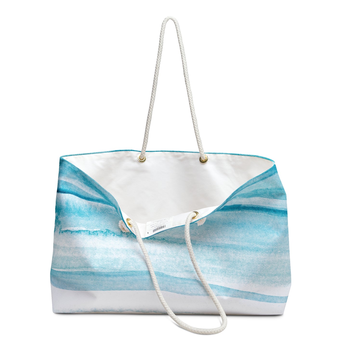 Ombre Watercolor Ocean Weekender Bag