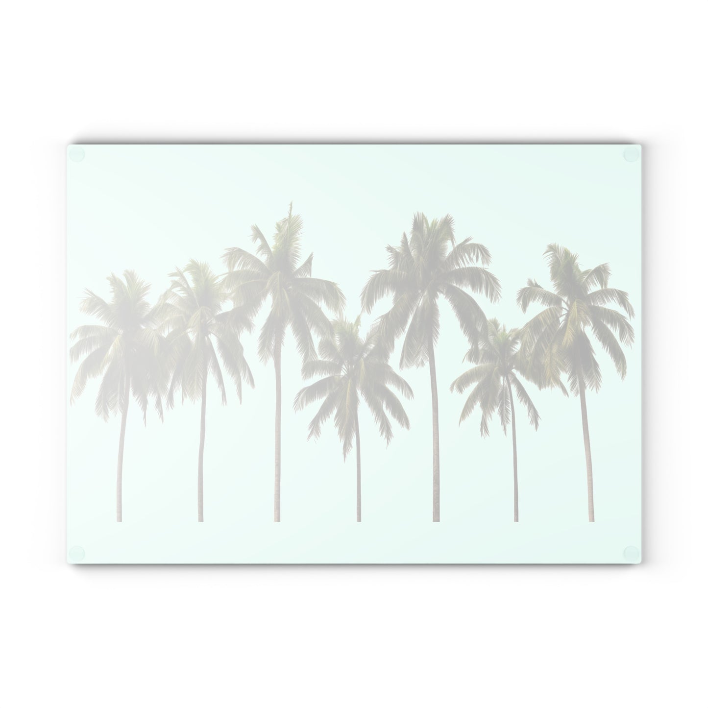 The Palms Glass Cutting Board