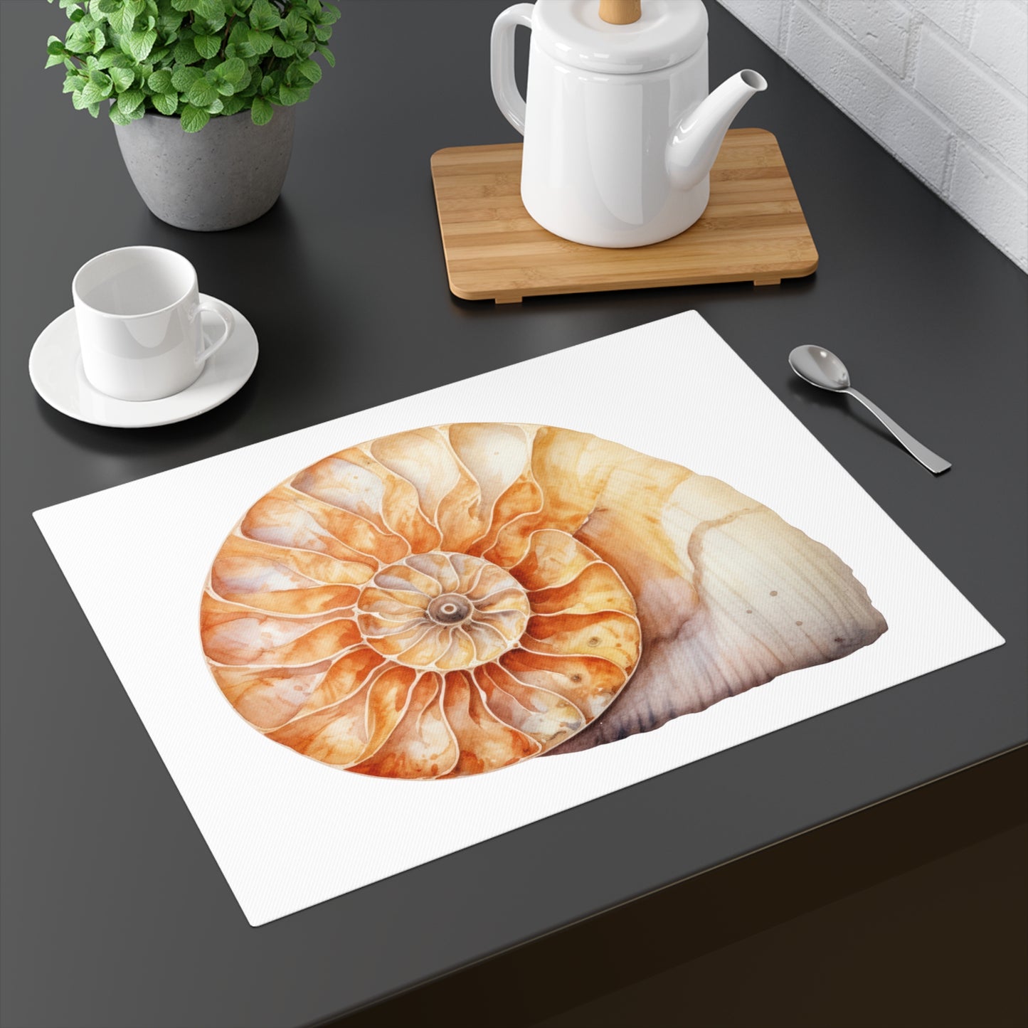 Nautilus Shell Placemat at Inspired Coastal