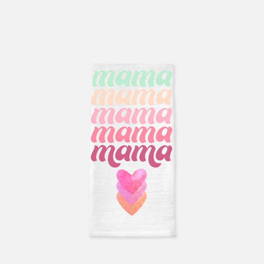 Mama, Mama, Mama Tea Towel, Dish, Kitchen Towel, Flour Sack Towel, Housewarming Gift, Wedding Gift Towel, Bar Towel