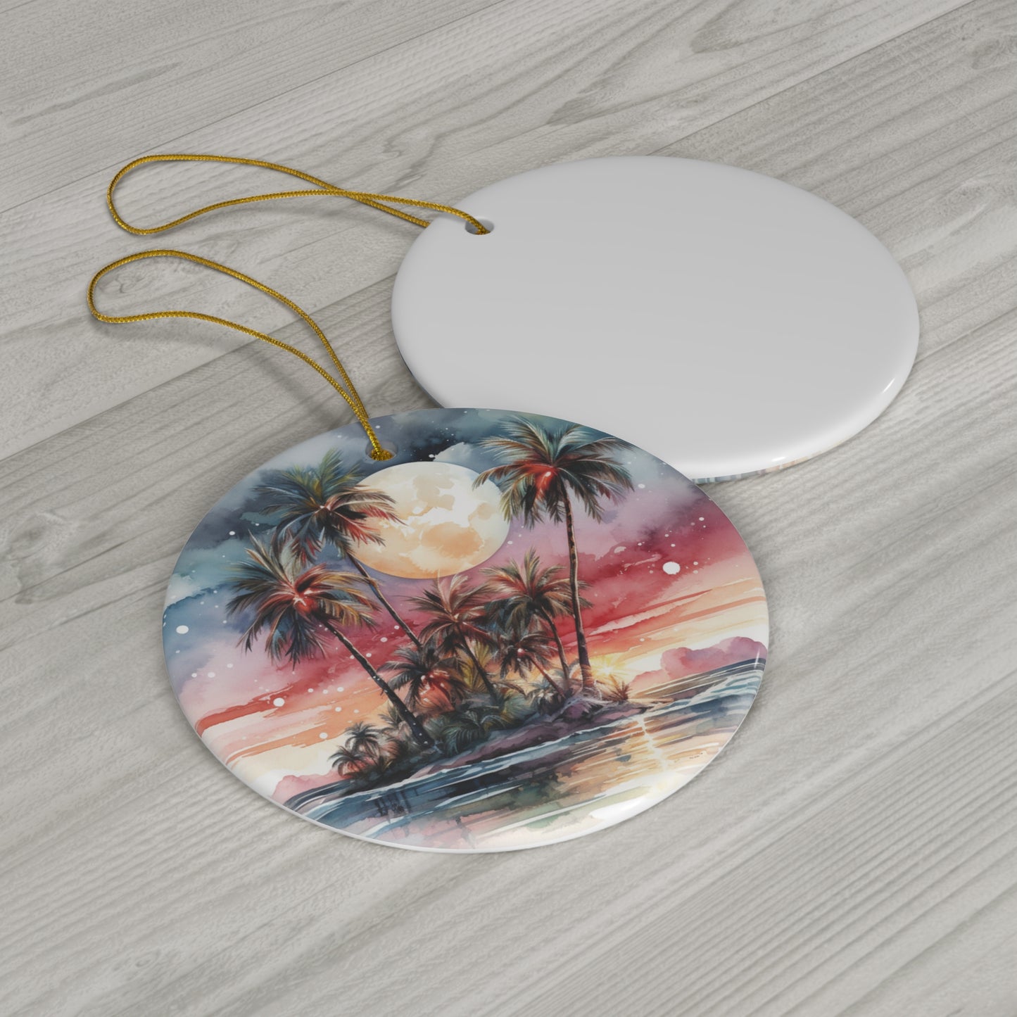 Christmas Island Ceramic Ornament