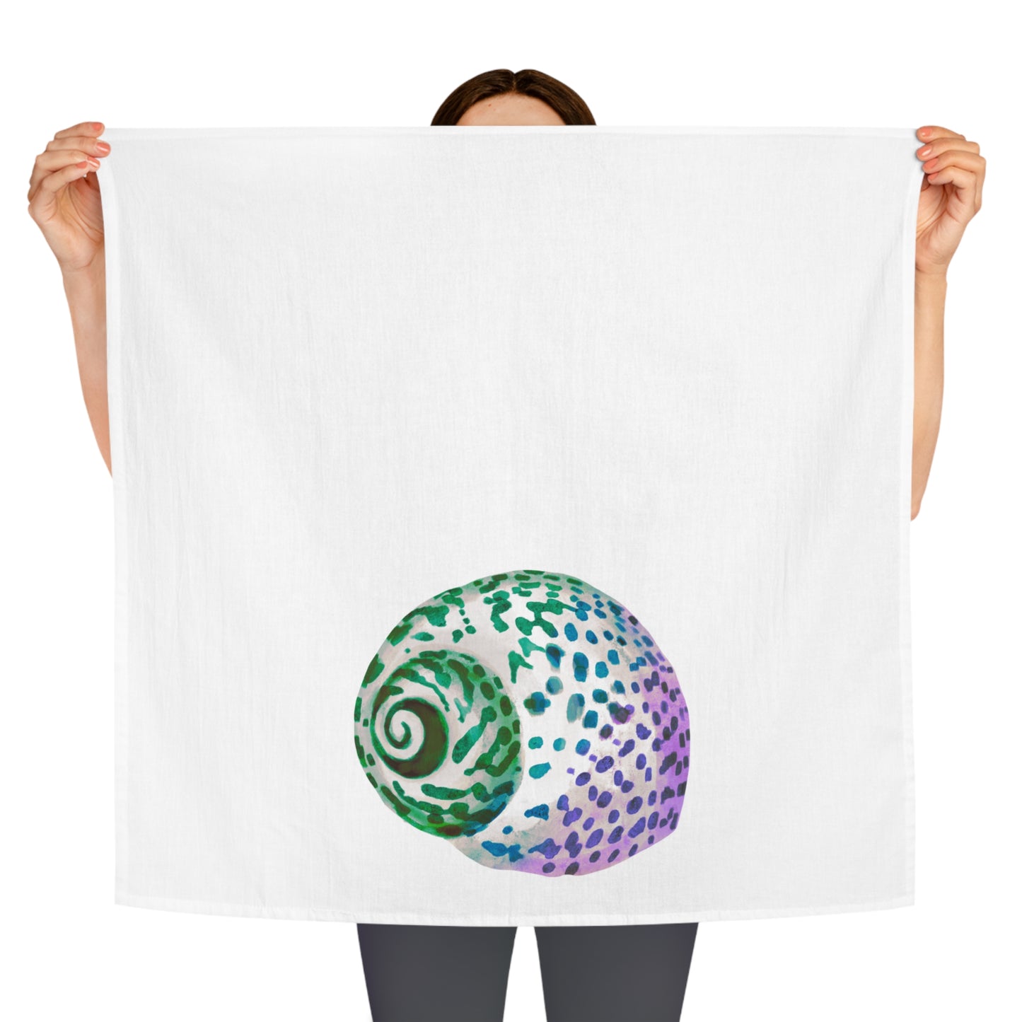 Colorful Shell Tea Towel