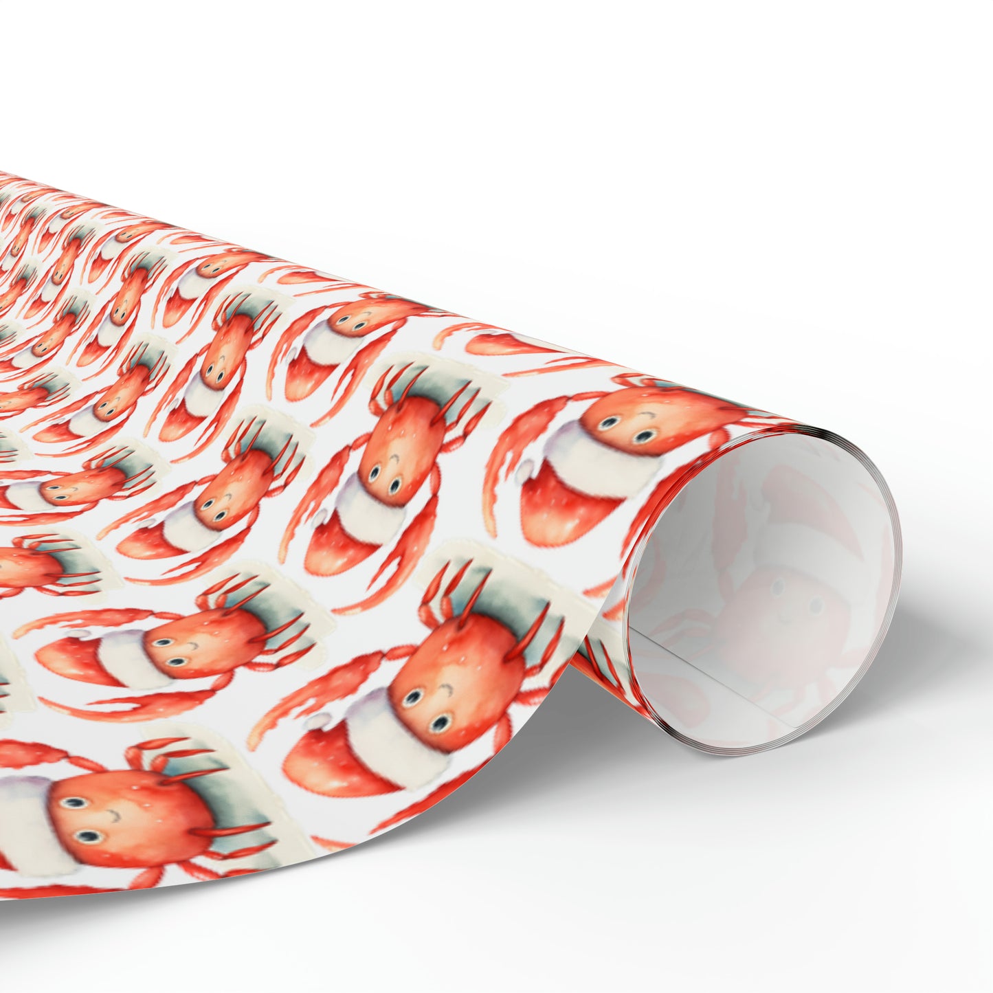 Santa Crab Christmas Wrapping Paper - Holiday