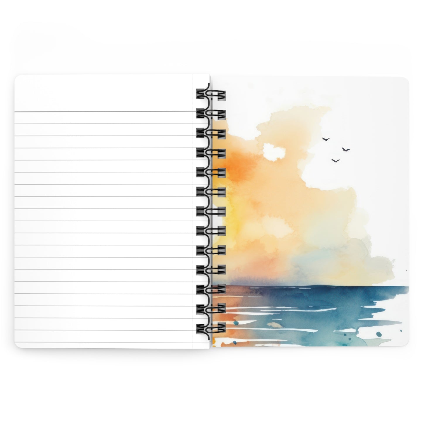 Sunset on the Sailboat Spiral Bound Journal