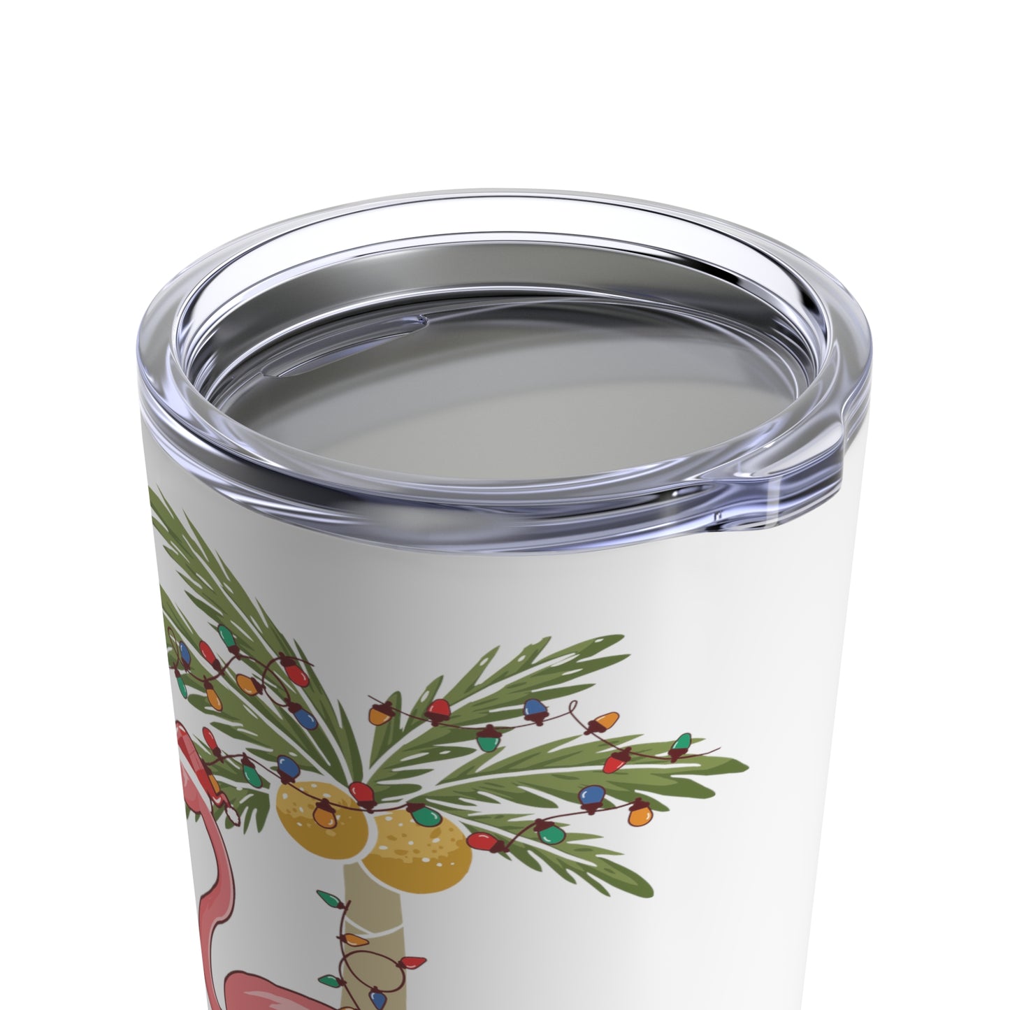 Christmas Flamingo Tumbler 20oz