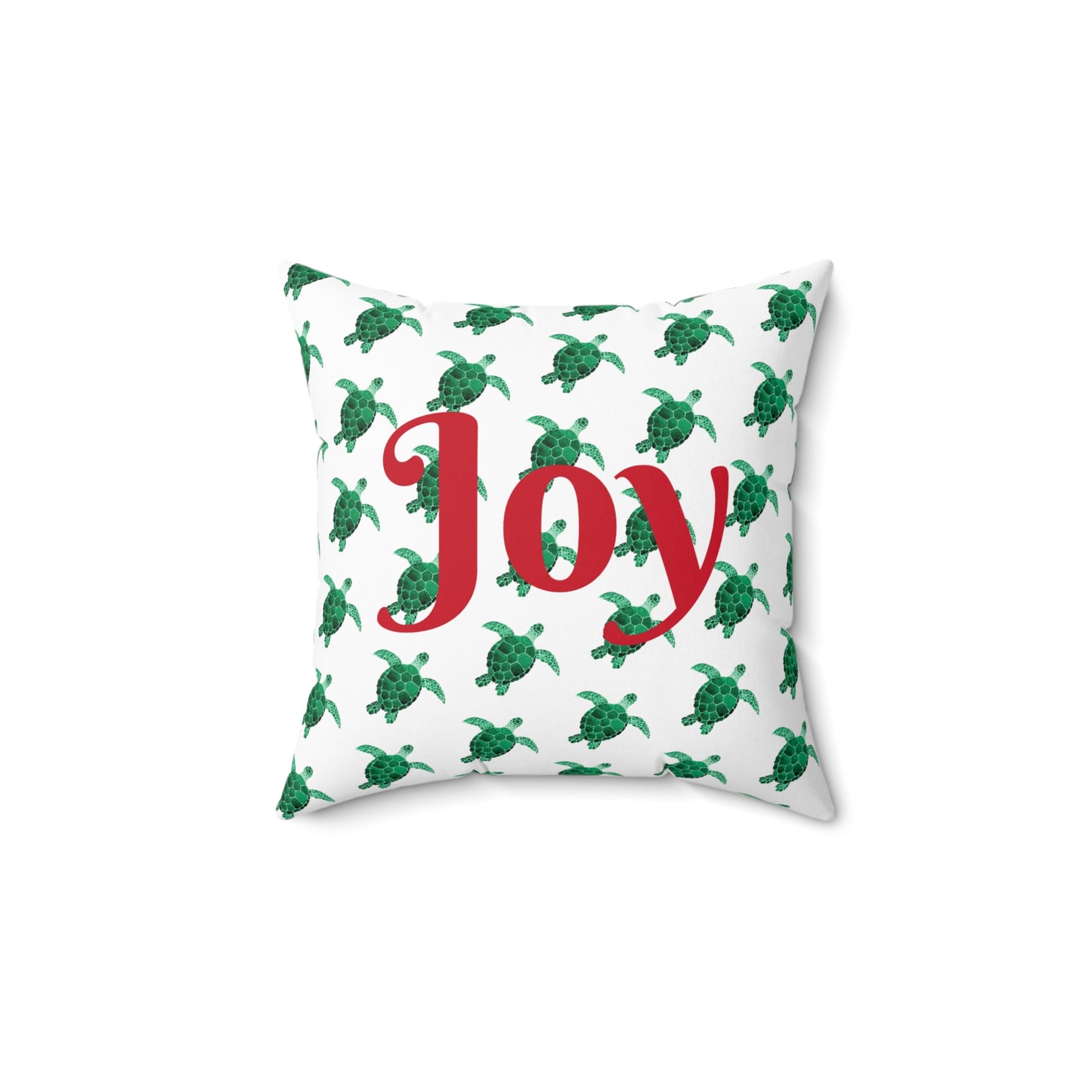 Turtle Joy Holiday Throw Pillow