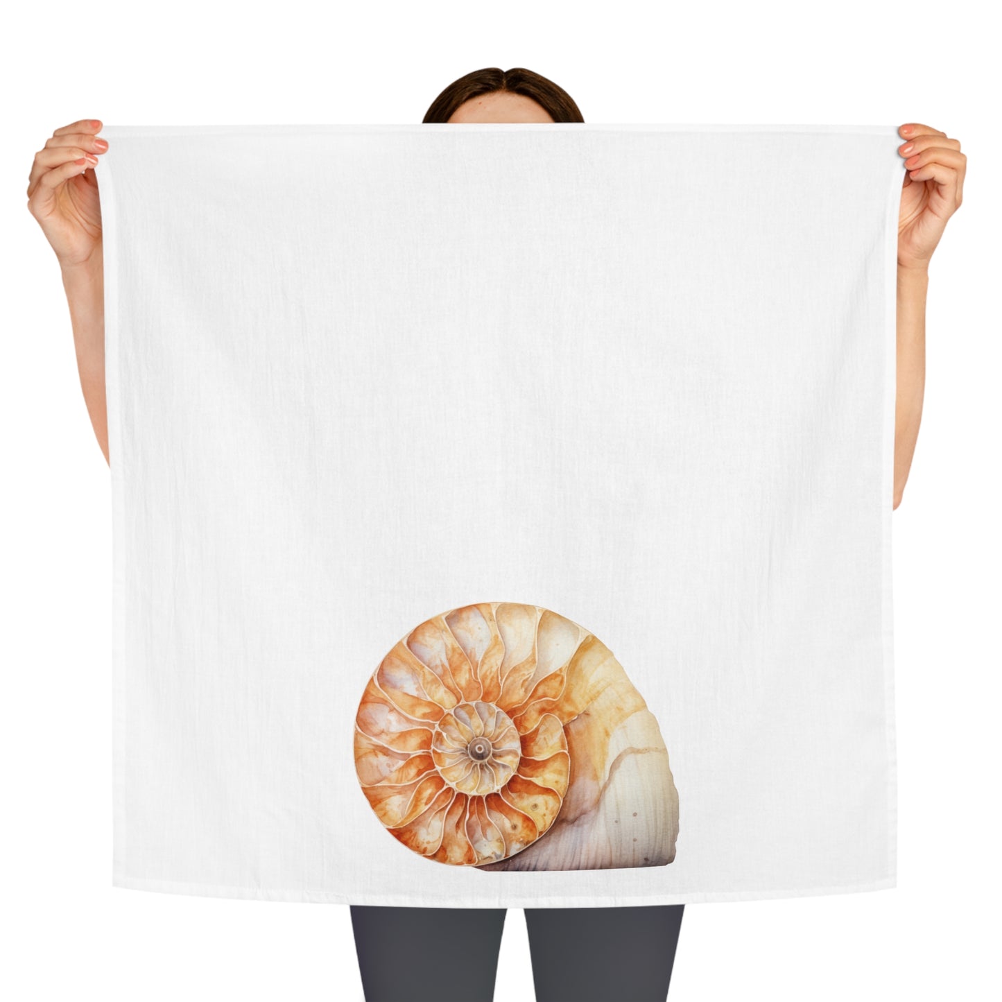 Nautilus Shell Tea Towel