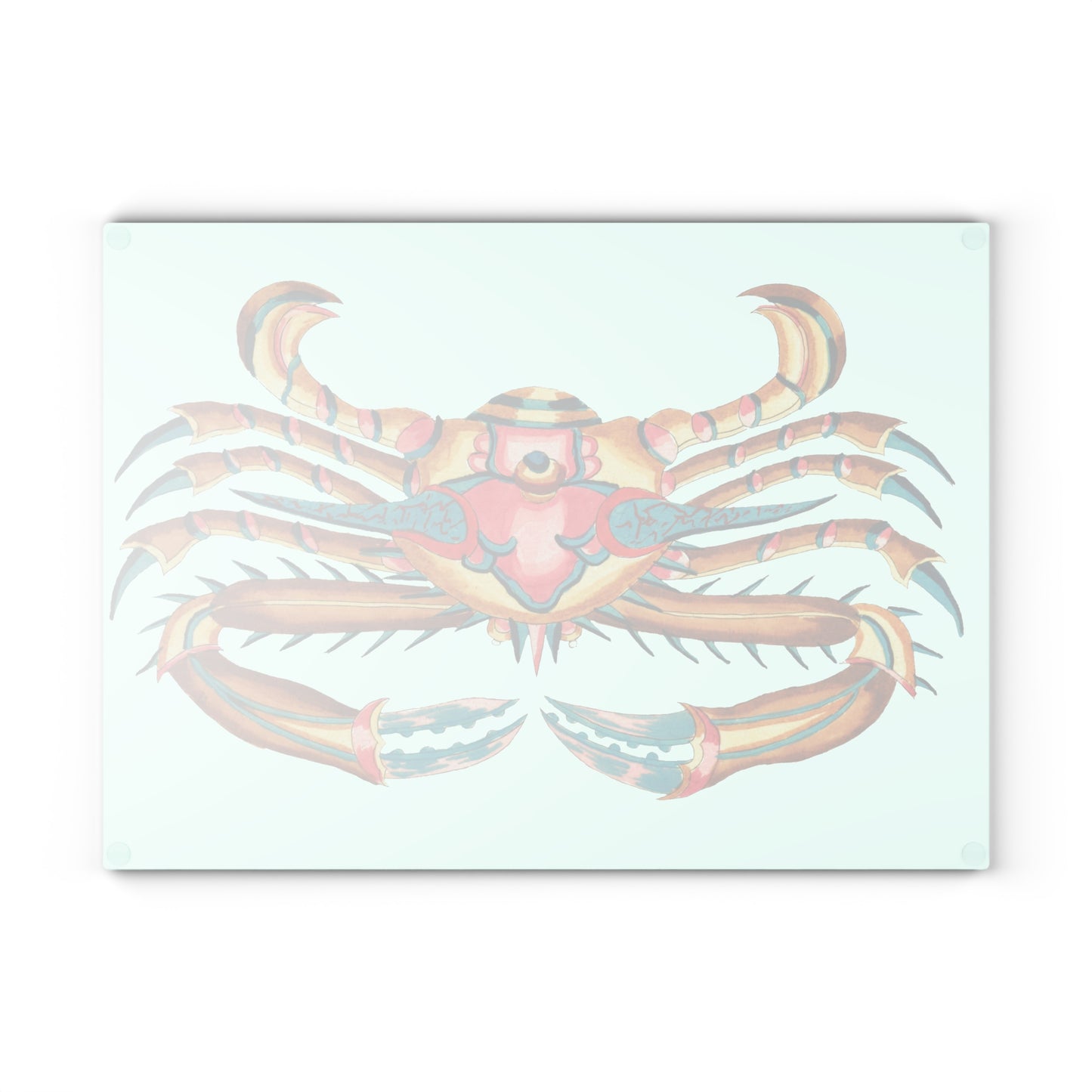 The Crab Glass Cutting Board