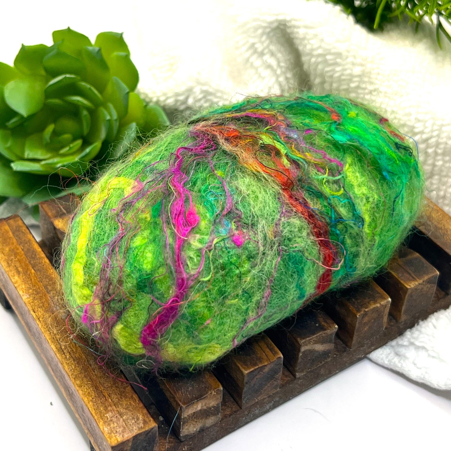 felted soap - Festive Holidays