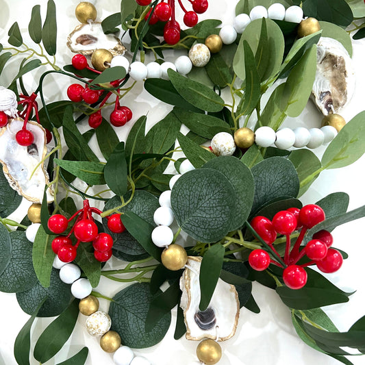 Gilded Oyster Shell Garland