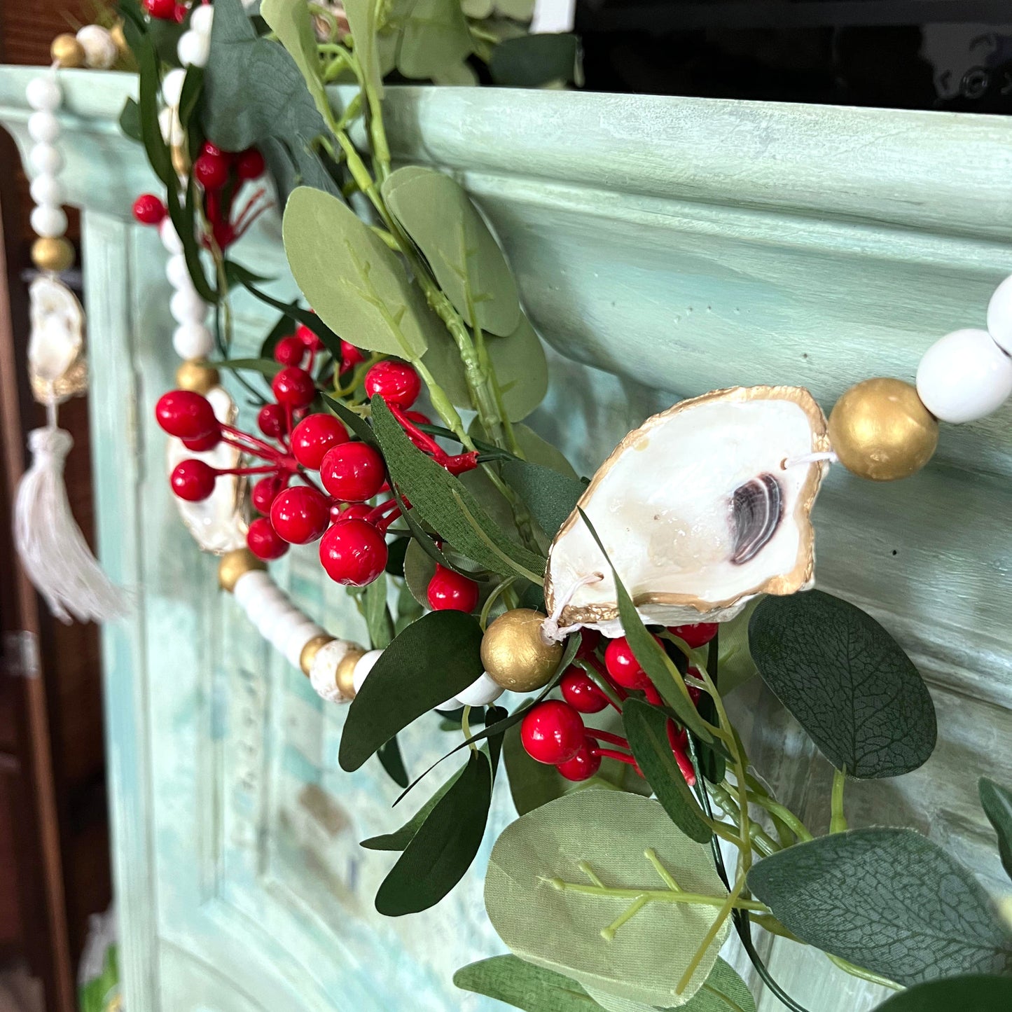 Gilded Oyster Shell Garland