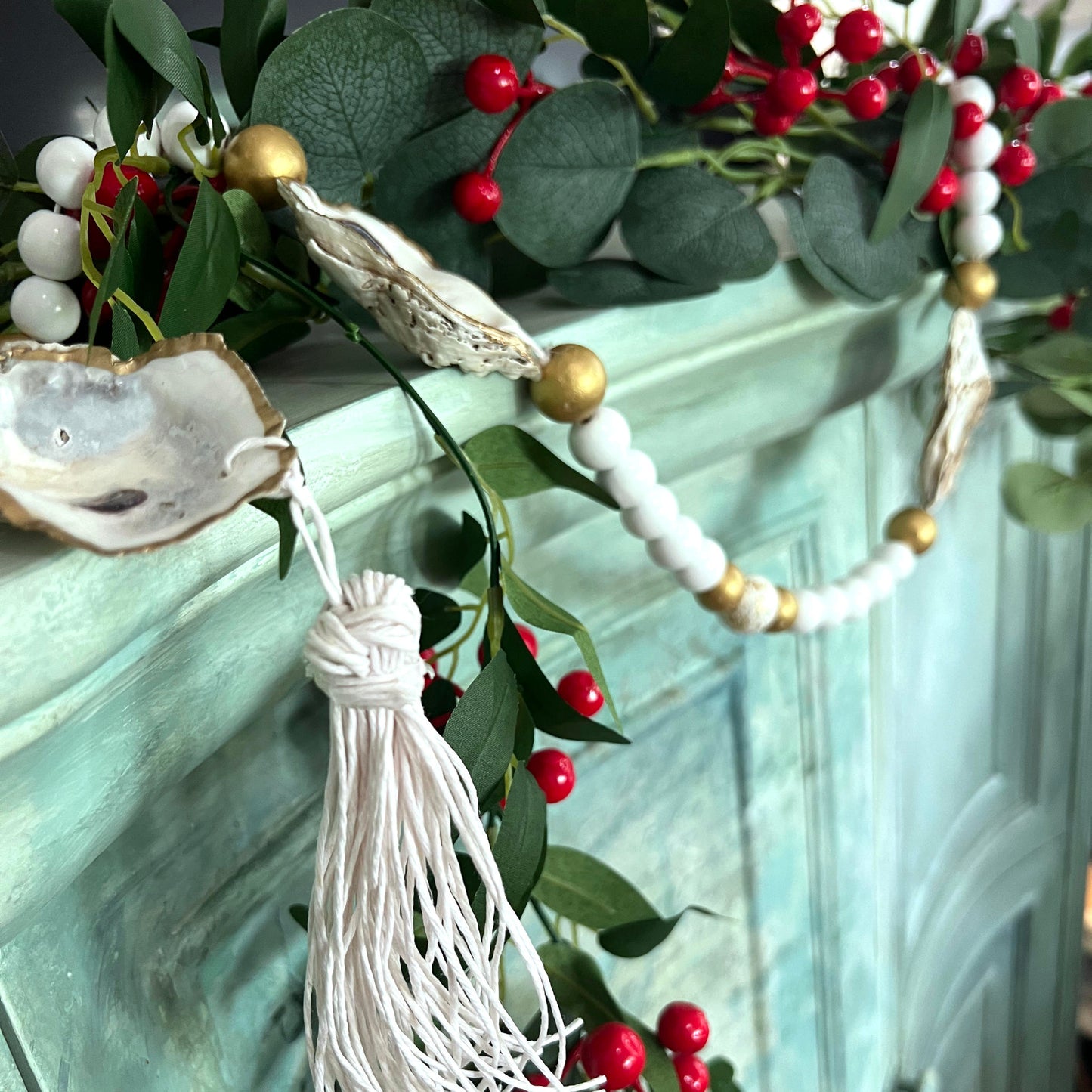 Gilded Oyster Shell Garland