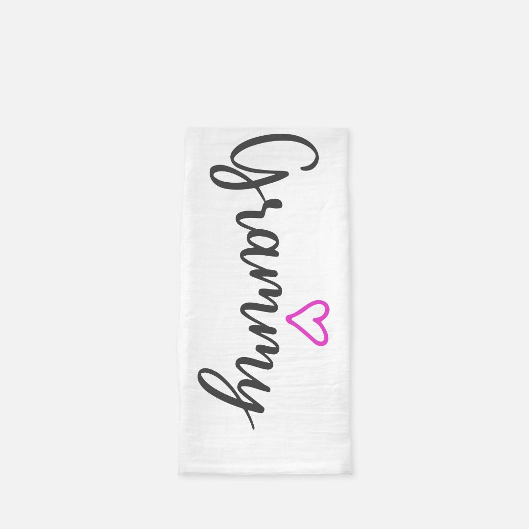 Grammy Tea Towel, Dish, Kitchen Towel, Flour Sack Towel, Housewarming Gift, Wedding Gift Towel, Bar Towel