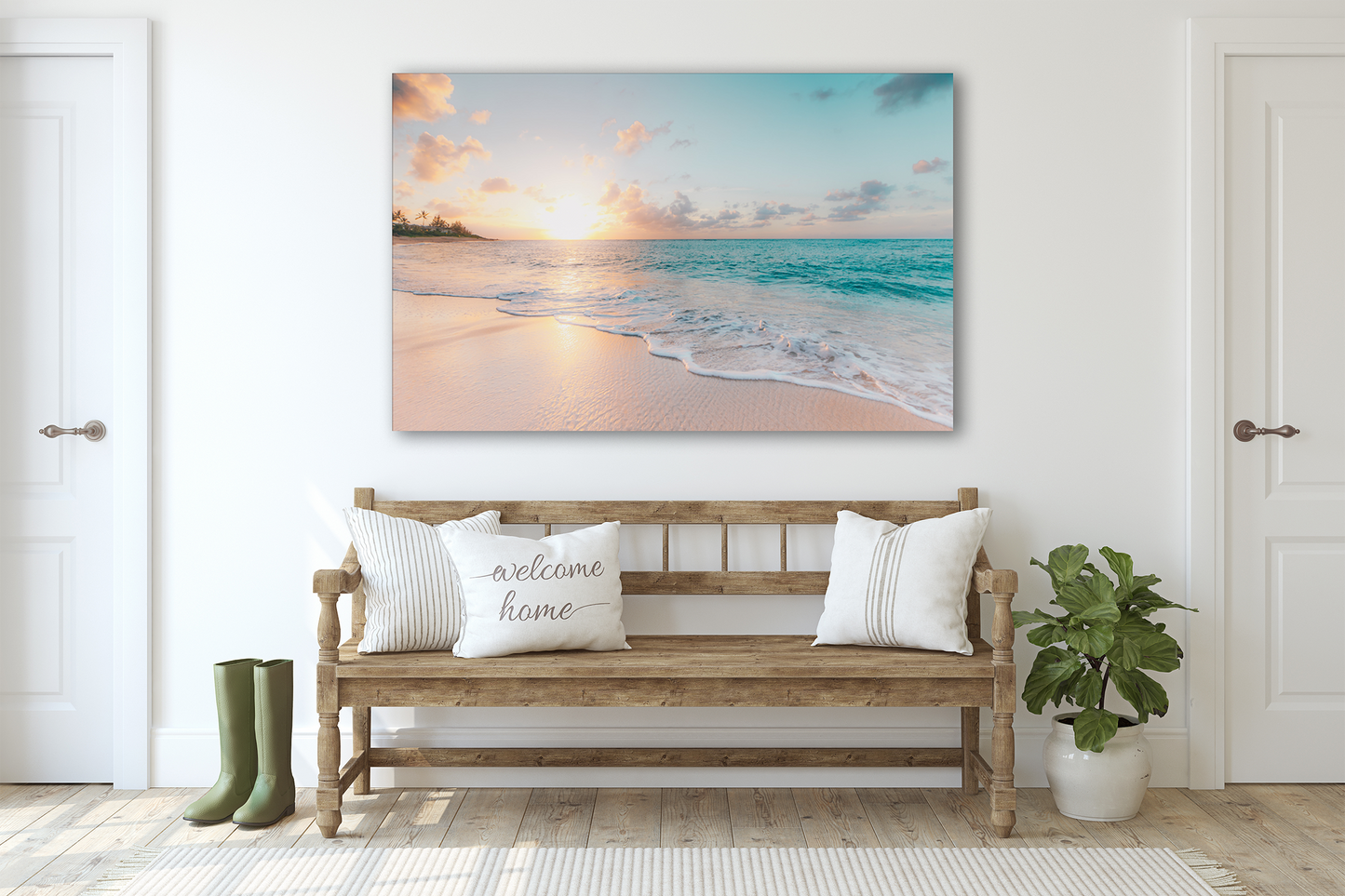 Sea & Waves Glass Wall Art